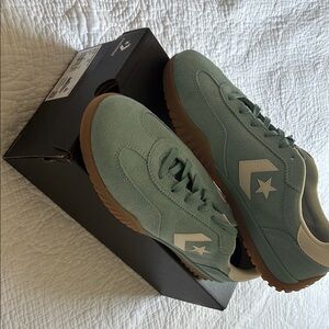 Converse Mint Green Sneakers with White Accents